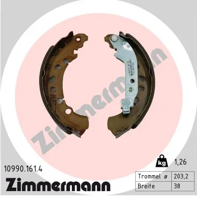 Brake Shoe Set 10990.161.4
