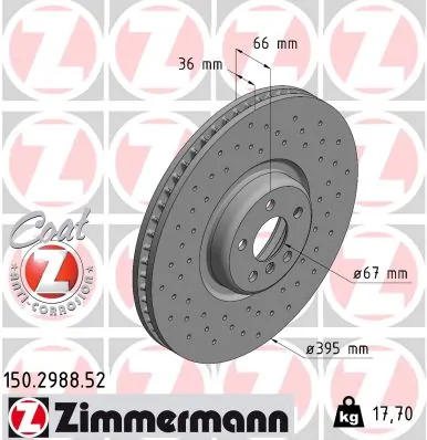 Brake Disc SPORT BRAKE DISC Z 150.2988.52