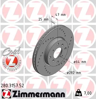 Brake Disc SPORT BRAKE DISC Z 280.3157.52