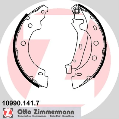 Brake Shoe Set 10990.141.7