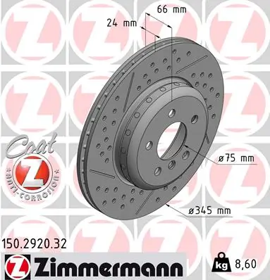 Brake Disc FORMULA F 150.2920.32