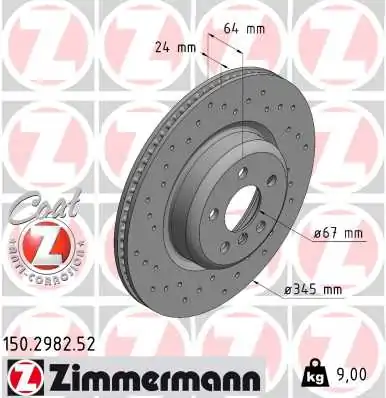 Brake Disc SPORT BRAKE DISC Z 150.2982.52