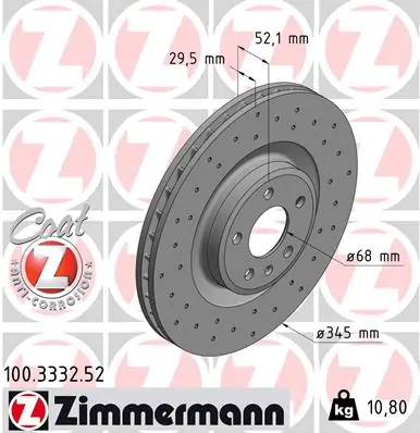 Brake Disc SPORT BRAKE DISC Z 100.3332.52