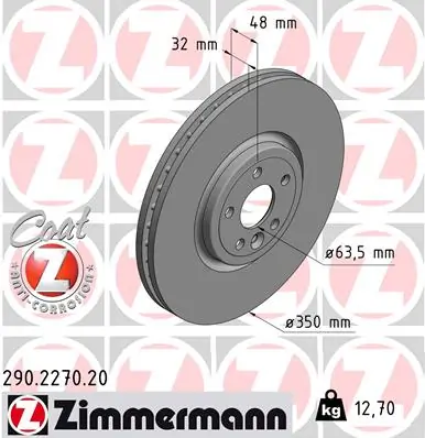 Brake Disc COAT Z 290.2270.20