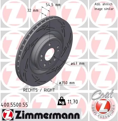 Brake Disc BLACK Z 400.5500.55