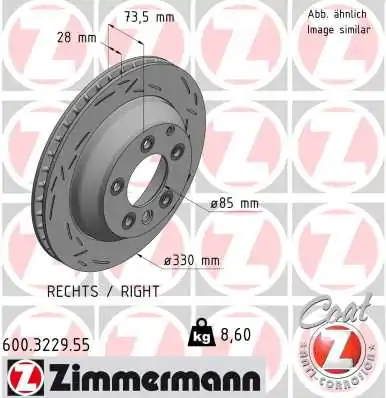 Brake Disc BLACK Z 600.3229.55