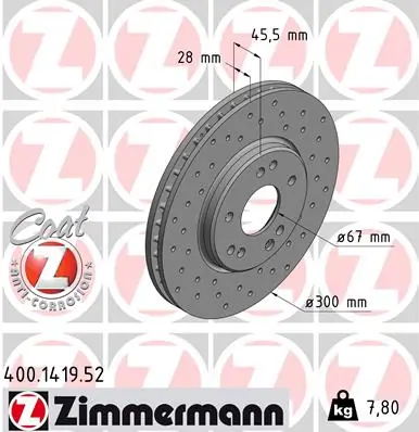 Brake Disc SPORT BRAKE DISC Z 400.1419.52