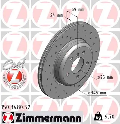Brake Disc SPORT BRAKE DISC Z 150.3480.52