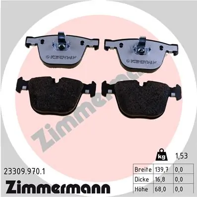 Brake Pad Set, disc brake rd:z 23309.970.1