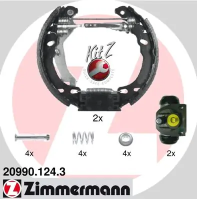 Brake Shoe Set KIT Z 20990.124.3