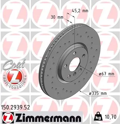Brake Disc SPORT BRAKE DISC Z 150.2939.52