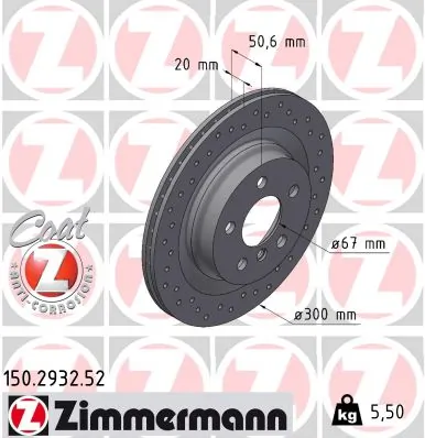 Brake Disc SPORT BRAKE DISC Z 150.2932.52
