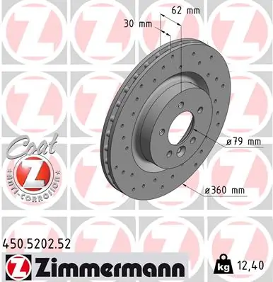 Brake Disc SPORT BRAKE DISC Z 450.5202.52
