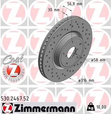 Brake Disc SPORT BRAKE DISC Z 530.2467.52