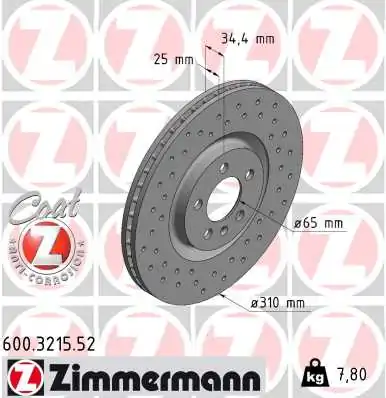 Brake Disc SPORT BRAKE DISC Z 600.3215.52