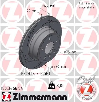 Brake Disc BLACK Z 150.3466.54
