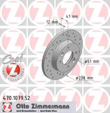Brake Disc SPORT BRAKE DISC Z 470.1079.52
