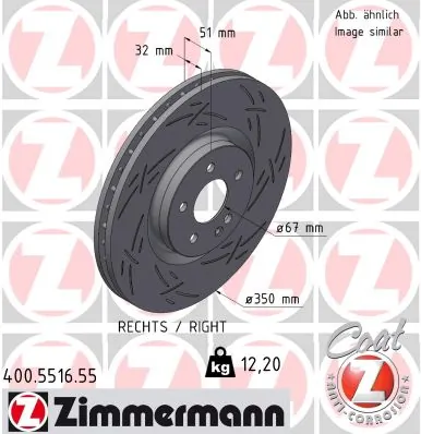 Brake Disc BLACK Z 400.5516.55