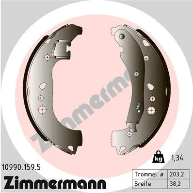 Brake Shoe Set 10990.159.5