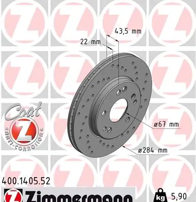 Brake Disc SPORT BRAKE DISC Z 400.1405.52