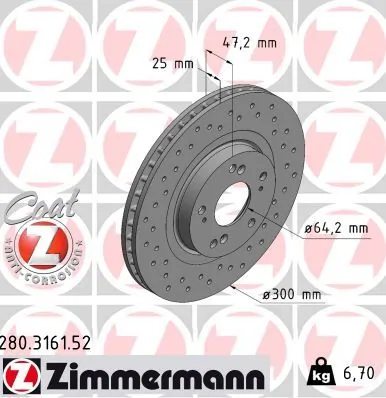 Brake Disc SPORT BRAKE DISC Z 280.3161.52