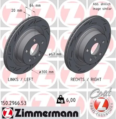 Brake Disc BLACK Z 150.2966.53