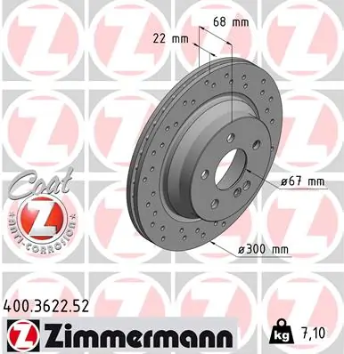 Brake Disc SPORT BRAKE DISC Z 400.3622.52
