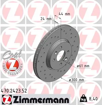 Brake Disc SPORT BRAKE DISC Z 470.2423.52