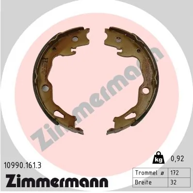 Brake Shoe Set 10990.161.3