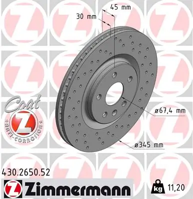 Brake Disc SPORT BRAKE DISC Z 430.2650.52