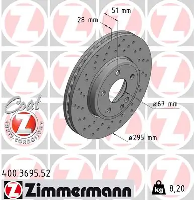 Brake Disc SPORT BRAKE DISC Z 400.3695.52