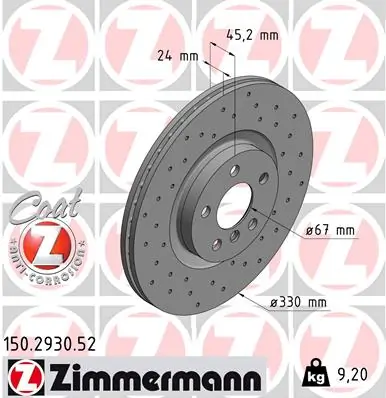 Brake Disc SPORT BRAKE DISC Z 150.2930.52