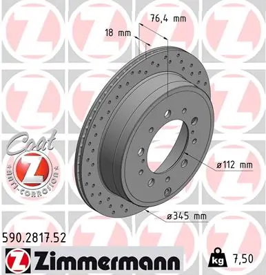 Brake Disc SPORT BRAKE DISC Z 590.2817.52
