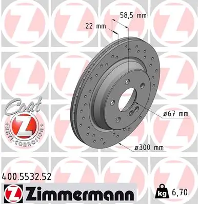 Brake Disc SPORT BRAKE DISC Z 400.5532.52