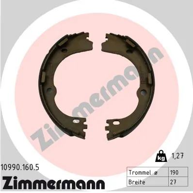 Brake Shoe Set 10990.160.5