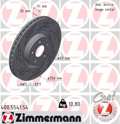 Brake Disc BLACK Z 400.5541.54