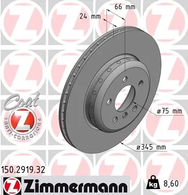 Brake Disc FORMULA F 150.2919.32
