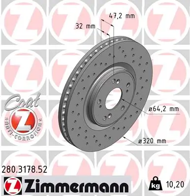 Brake Disc SPORT BRAKE DISC Z 280.3178.52