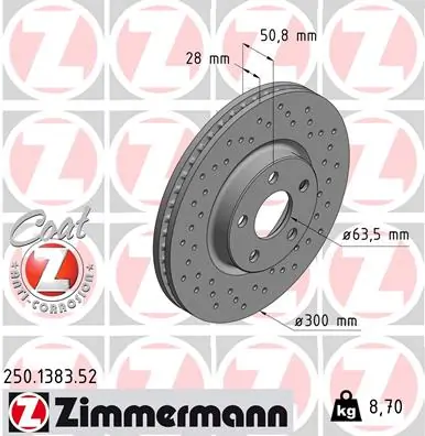 Brake Disc SPORT BRAKE DISC Z 250.1383.52