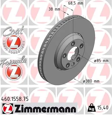 Brake Disc FORMULA Z BRAKE DISC 460.1558.75