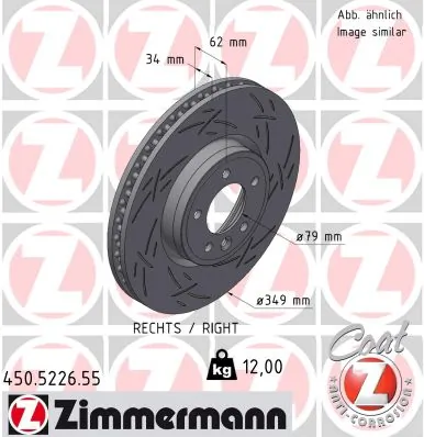 Brake Disc BLACK Z 450.5226.55