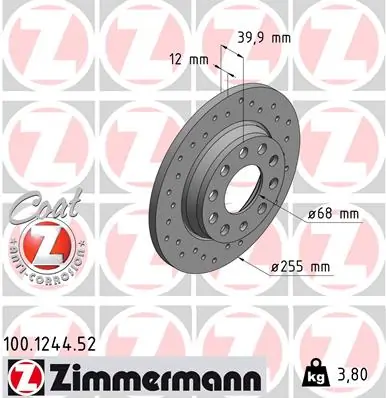 Brake Disc SPORT BRAKE DISC Z 100.1244.52