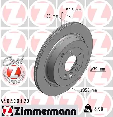Brake Disc COAT Z 450.5203.20