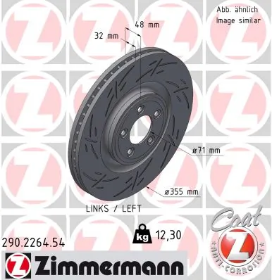 Brake Disc BLACK Z 290.2264.54