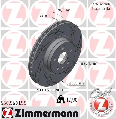 Brake Disc BLACK Z 550.5601.55