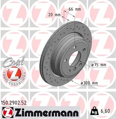 Brake Disc SPORT BRAKE DISC Z 150.2902.52