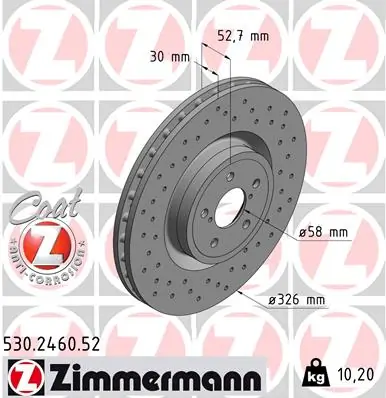 Brake Disc SPORT BRAKE DISC Z 530.2460.52