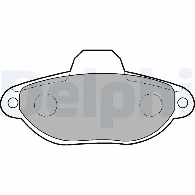 Brake Pad Set, disc brake LP851