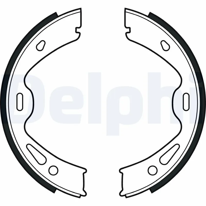 Brake Shoe Set, parking brake LS2091