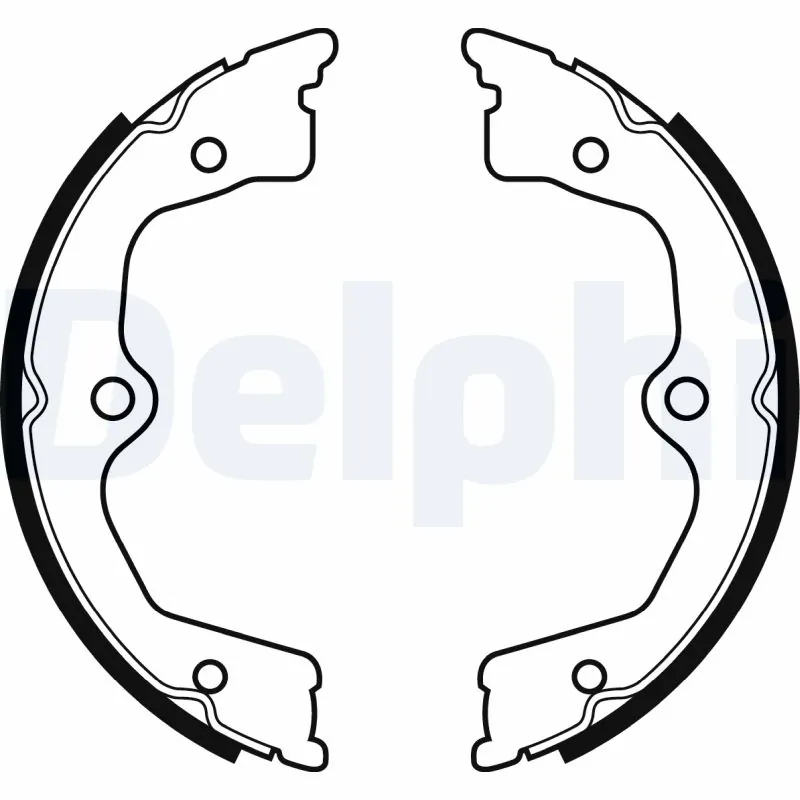 Brake Shoe Set, parking brake LS2033